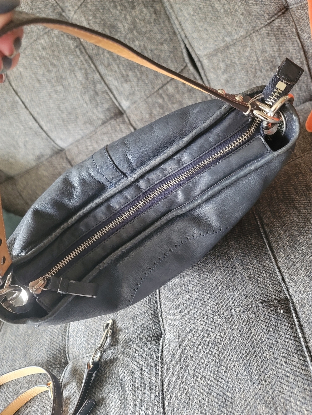 Coach Hampton Perforated Shoulder Bag With Detachable Strap - Picture 6 of 17